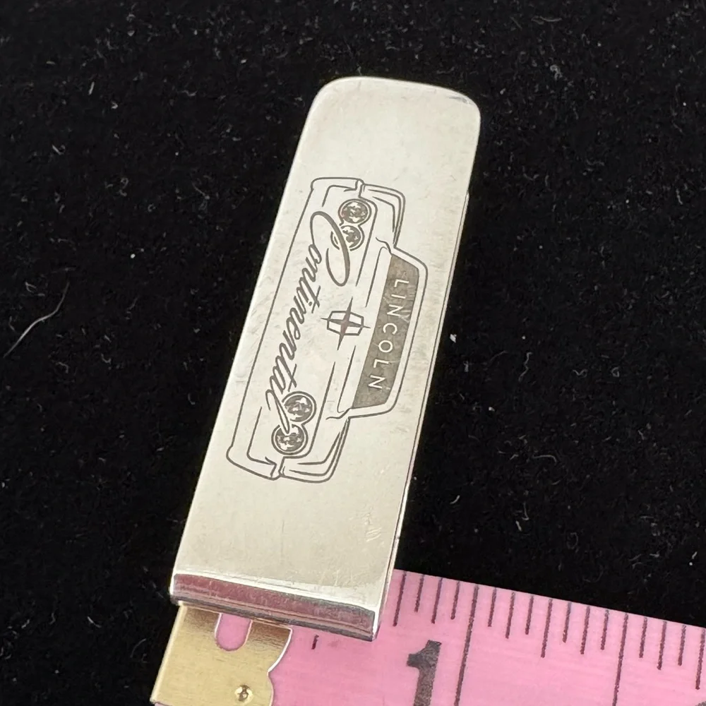 Tiffany & Co. Sterling Silver Money Clip with Engraved Design